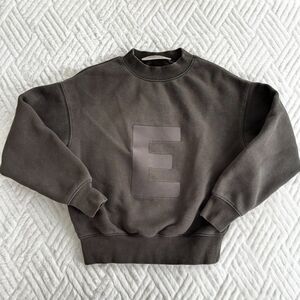Essentials Fear of God Kids Big E Crewneck Sweatshirt - Size 6/7